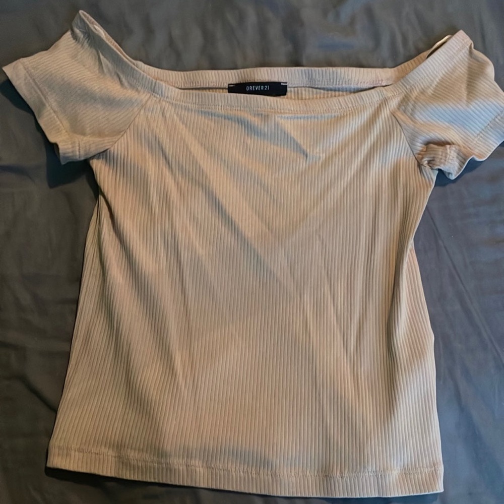 Off the shoulder Forever21 top